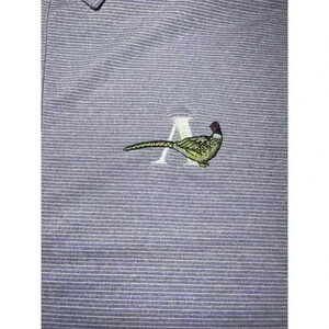 Straight Down Polo Shirt XL Purple‎ Golf Performance Pheasant Club Sporty